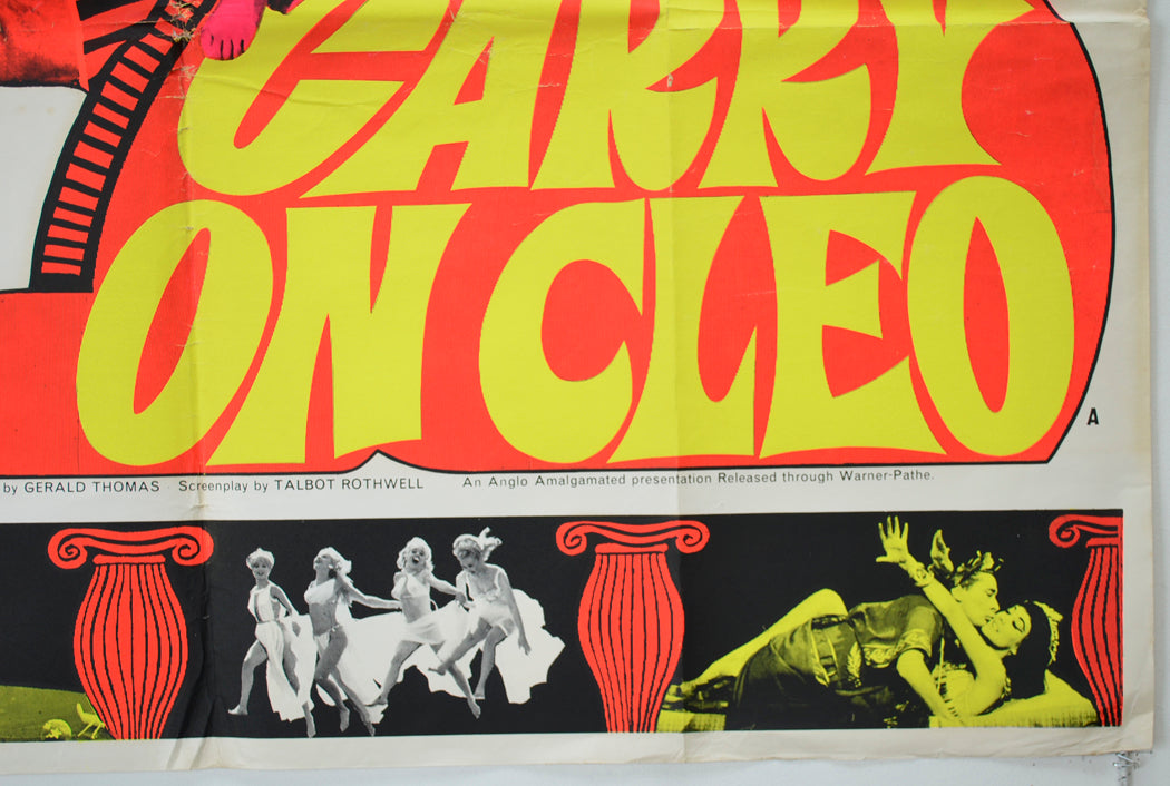 CARRY ON CLEO (Bottom Right) Cinema Quad Movie Poster
