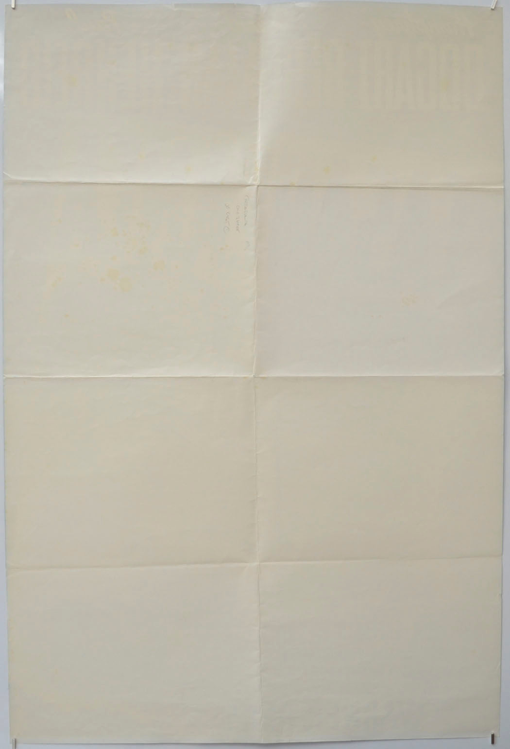 CASABLANCA (Back) Cinema One Sheet Movie Poster