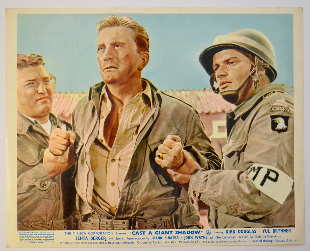 CAST A GIANT SHADOW (Card 6) Cinema Colour FOH Stills / Lobby Cards