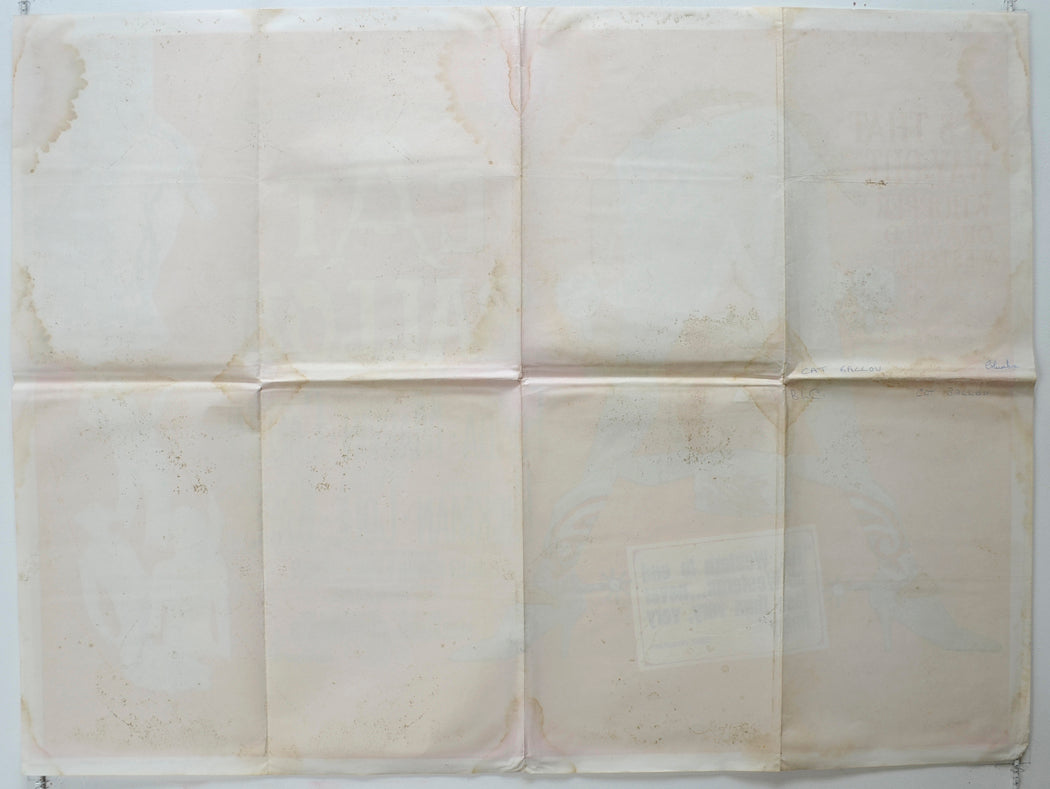 CAT BALLOU (Back) Cinema Quad Movie Poster