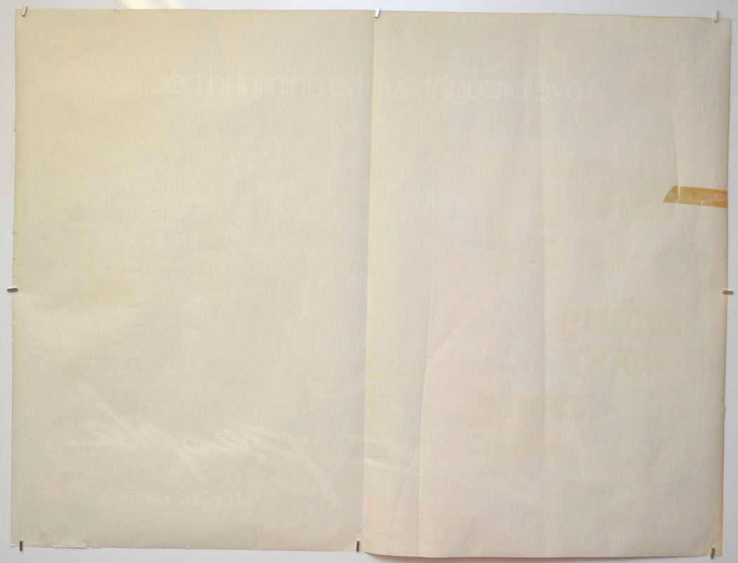 CAT PEOPLE (Back) Cinema Quad Movie Poster