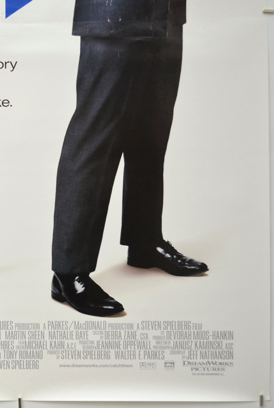 CATCH ME IF YOU CAN (Bottom Right) Cinema One Sheet Movie Poster