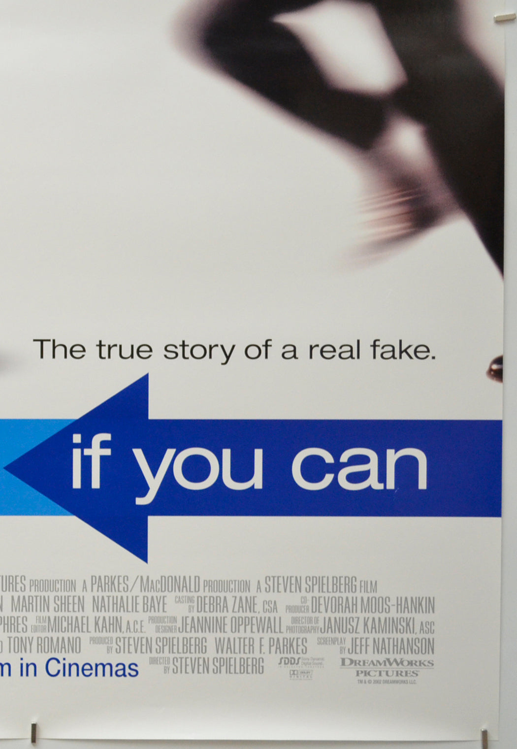 CATCH ME IF YOU CAN (Bottom Right) Cinema One Sheet Movie Poster