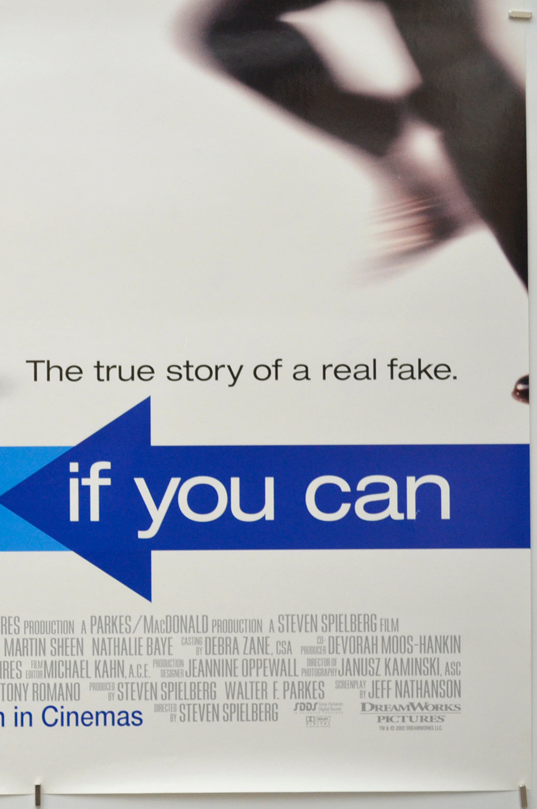 CATCH ME IF YOU CAN (Bottom Right) Cinema One Sheet Movie Poster