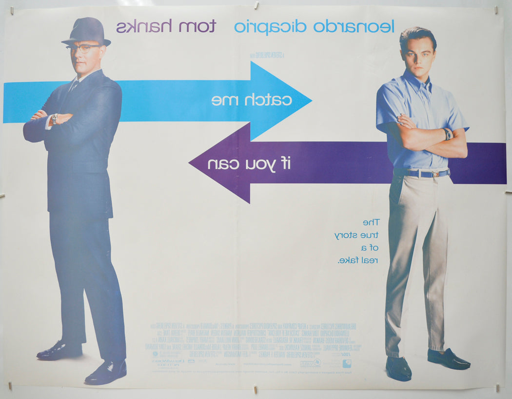 CATCH ME IF YOU CAN (Back) Cinema Quad Movie Poster