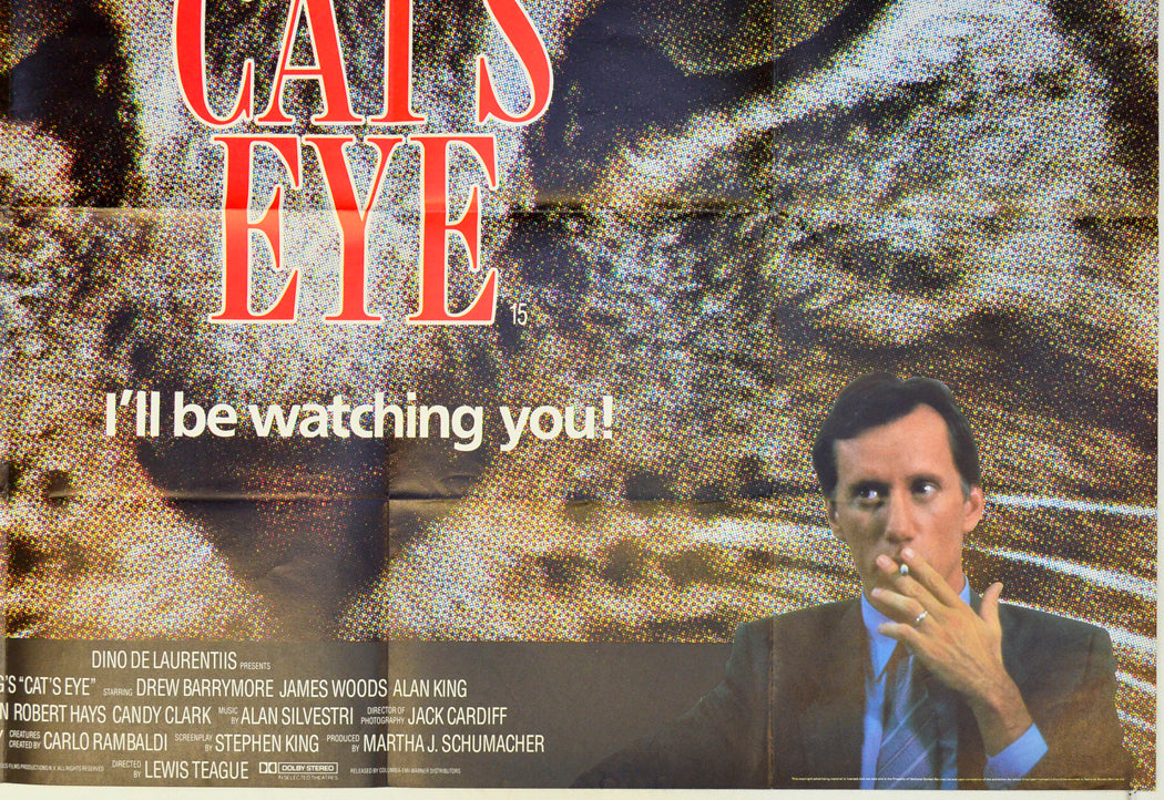 CAT’S EYE (Bottom Right) Cinema Quad Movie Poster