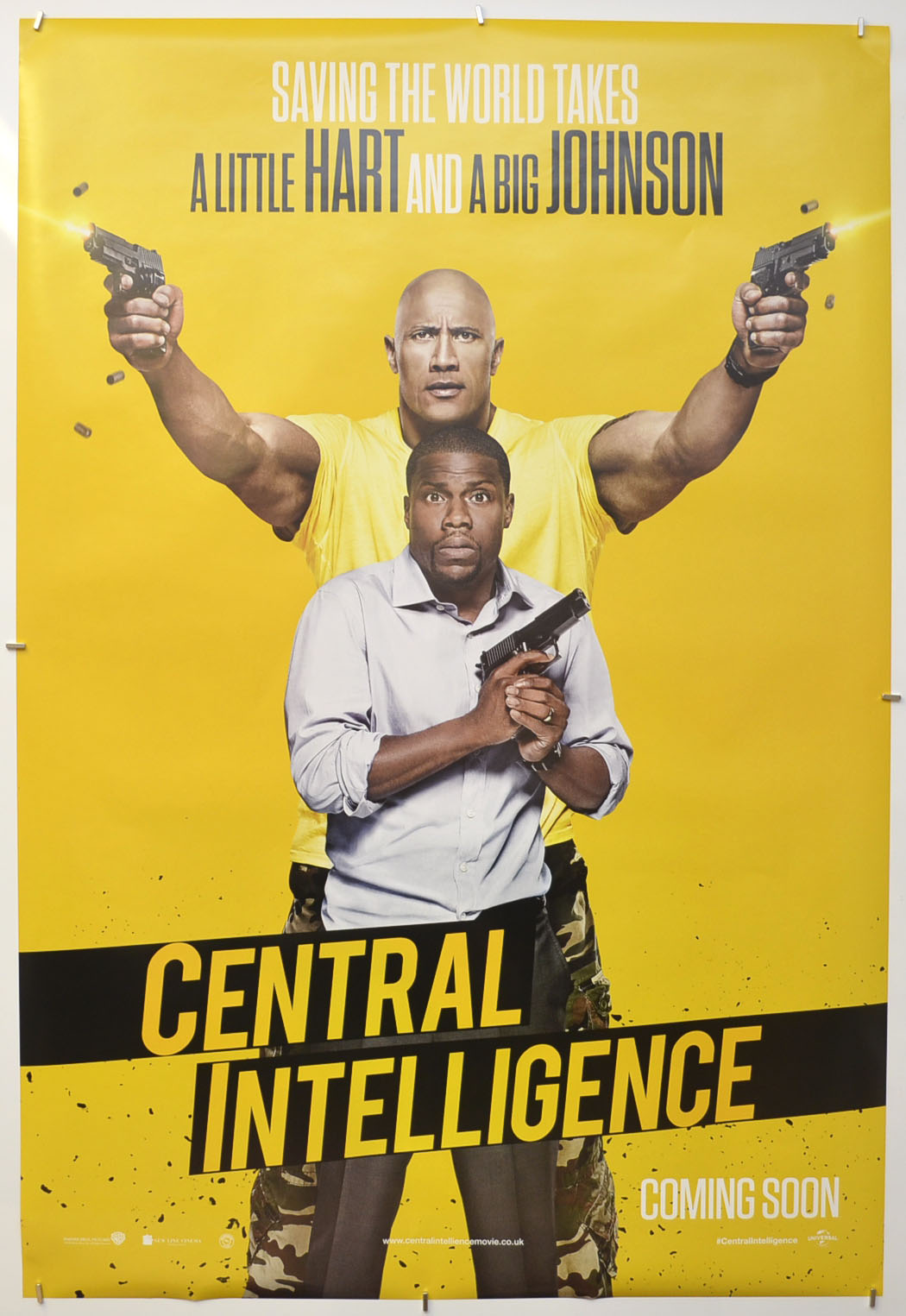 Central Intelligence (Teaser / Advance Version) Original One Sheet Poster - Film Poster - Movie Poster