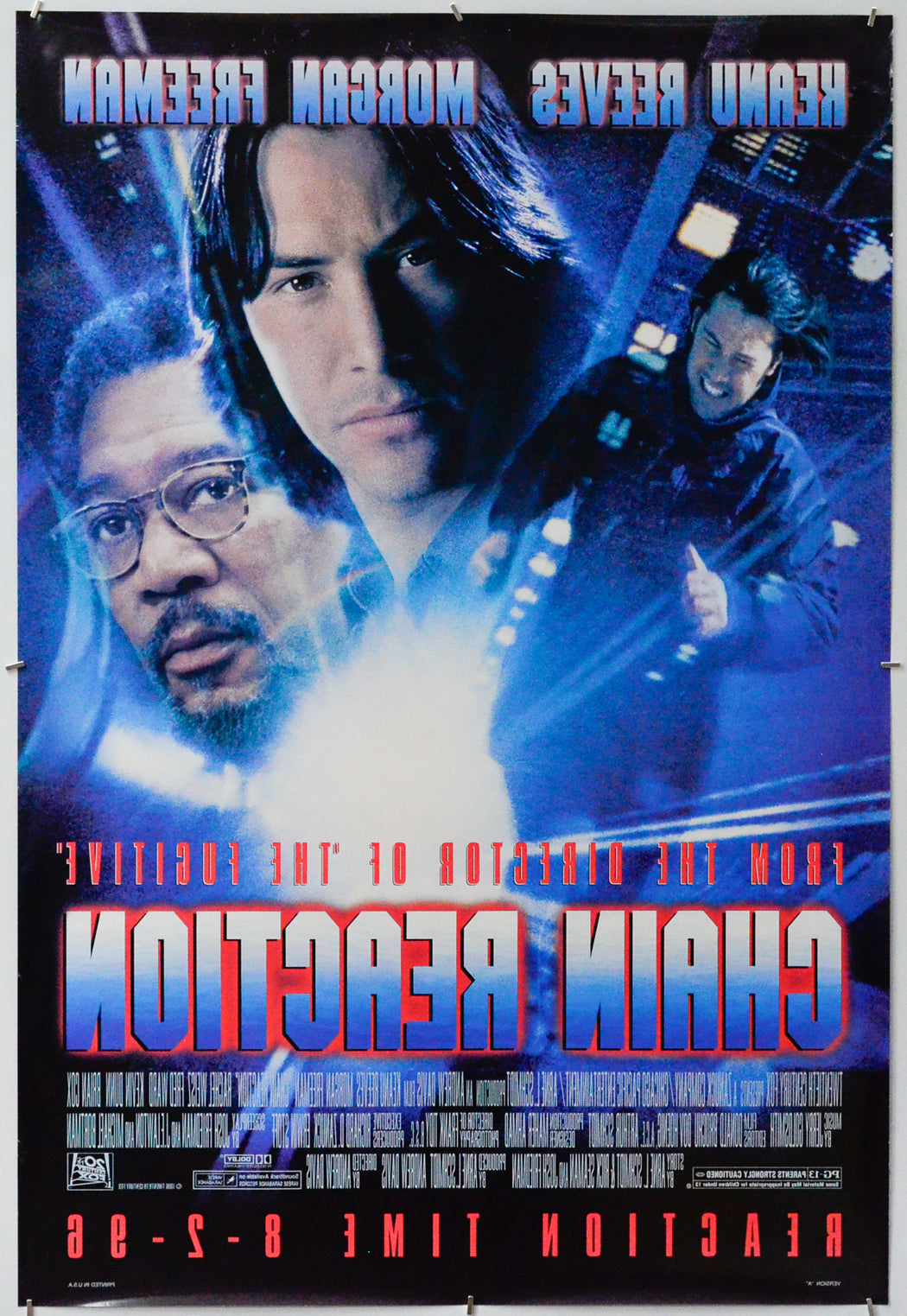 Chain Reaction (Back) Cinema One Sheet Movie Poster