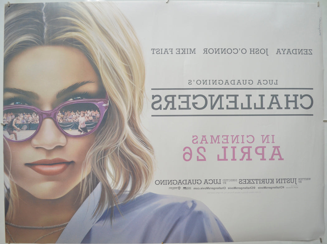 CHALLENGERS (Back Cinema Quad Movie Poster