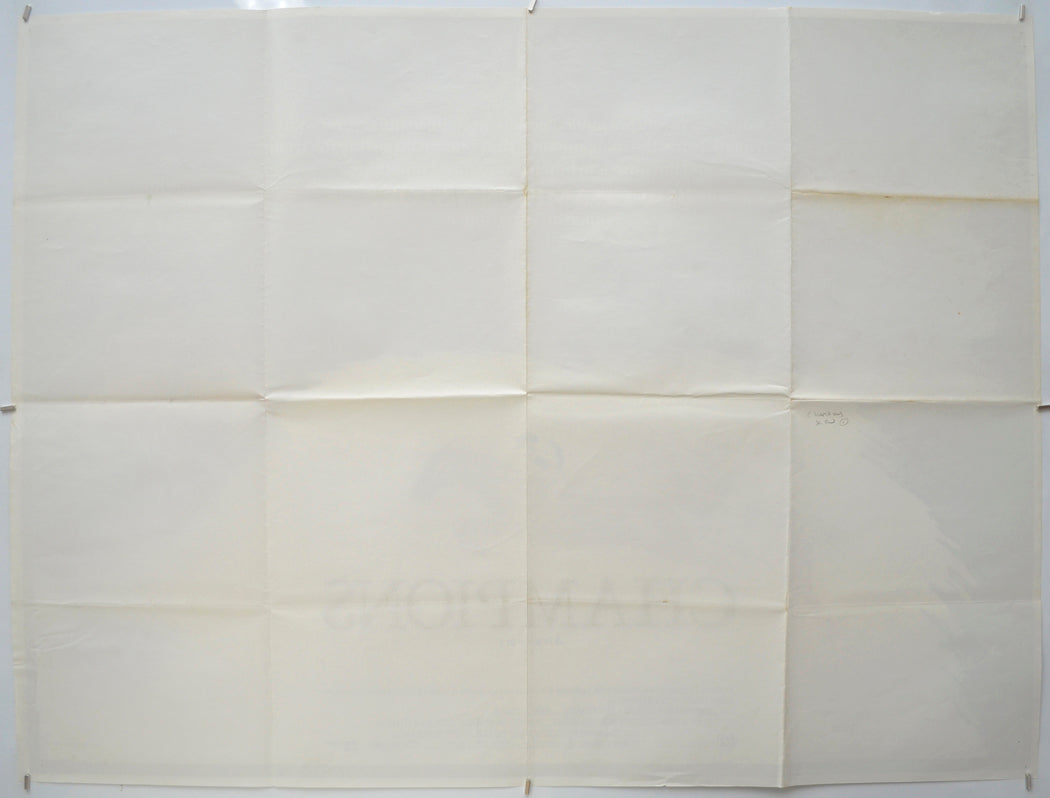 CHAMPIONS (Back) Cinema Quad Movie Poster