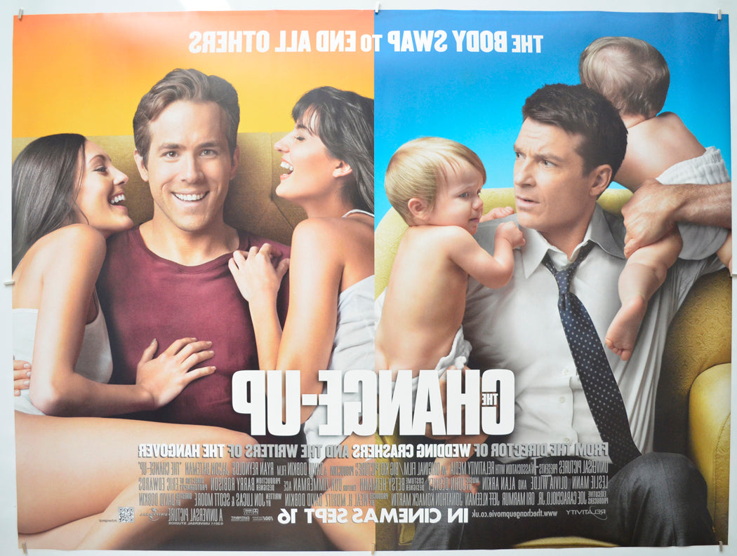 THE CHANGE-UP (Back) Cinema Quad Movie Poster