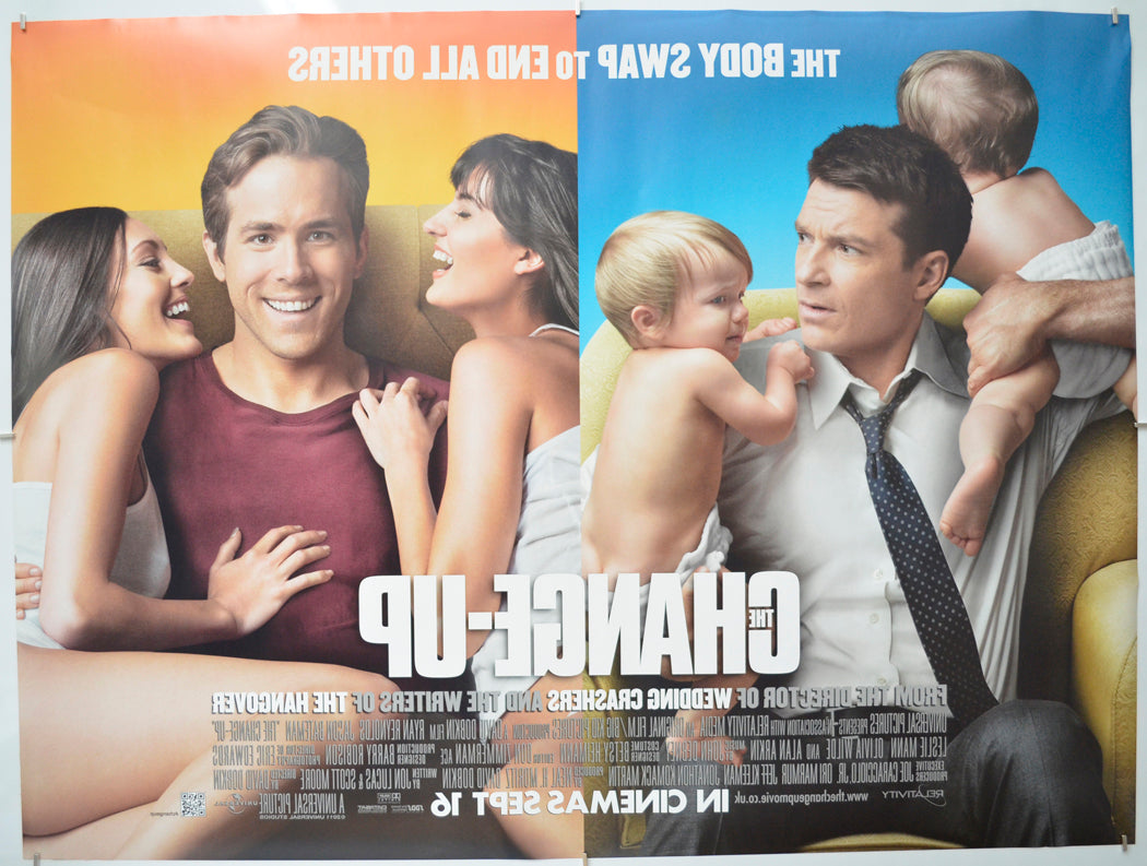 THE CHANGE-UP (Back) Cinema Quad Movie Poster