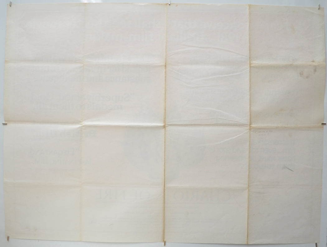 CHARIOTS OF FIRE (Back) Cinema Quad Movie Poster