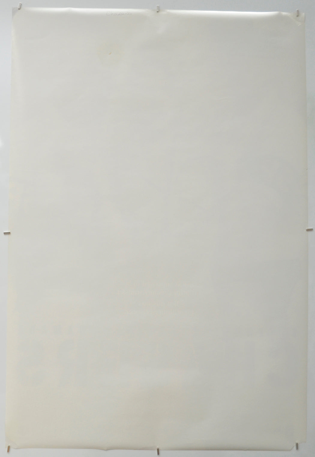 CHASERS (Back) Cinema One Sheet Movie Poster