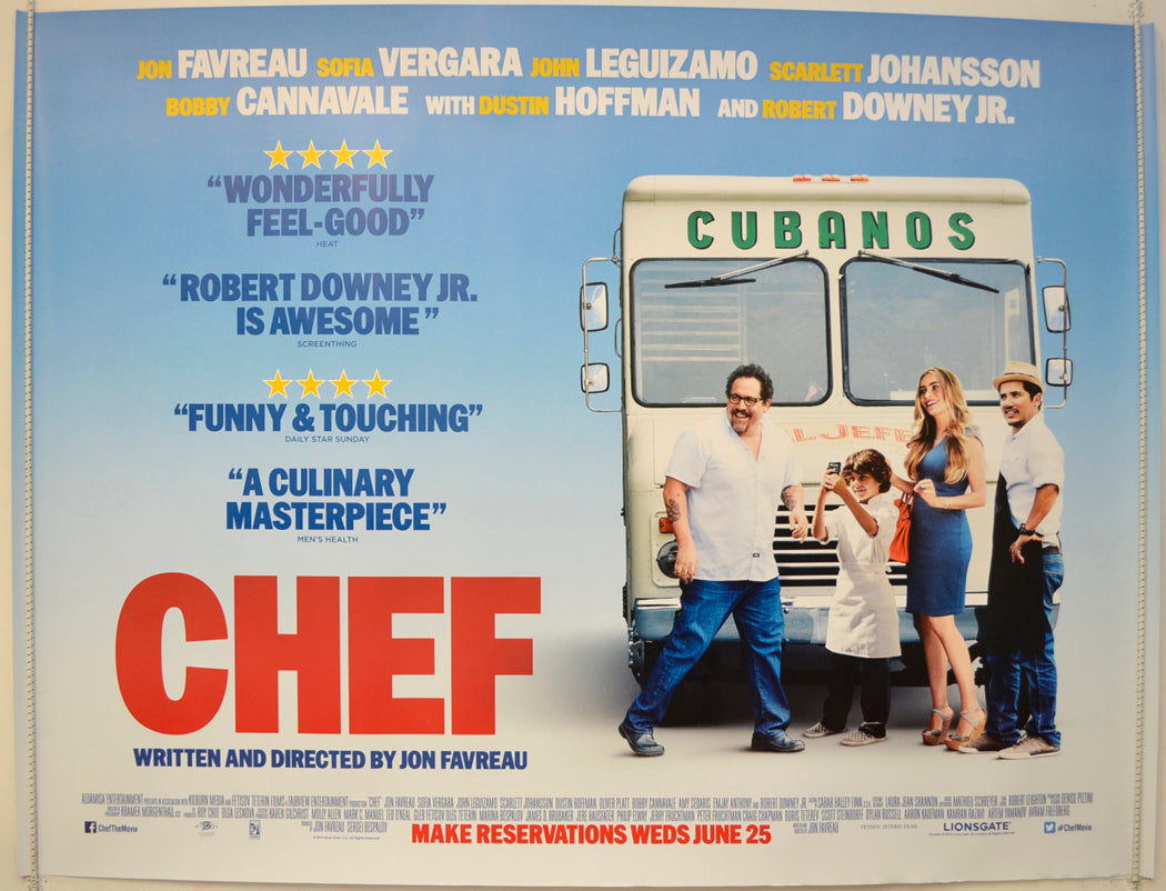 Chef Original Quad Poster - Film Poster - Movie Poster