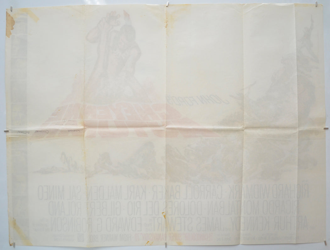 CHEYENNE AUTUMN (Back) Cinema Quad Movie Poster