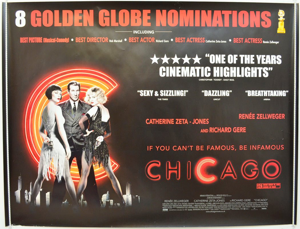 Chicago Original Quad Poster - Film Poster - Movie Poster