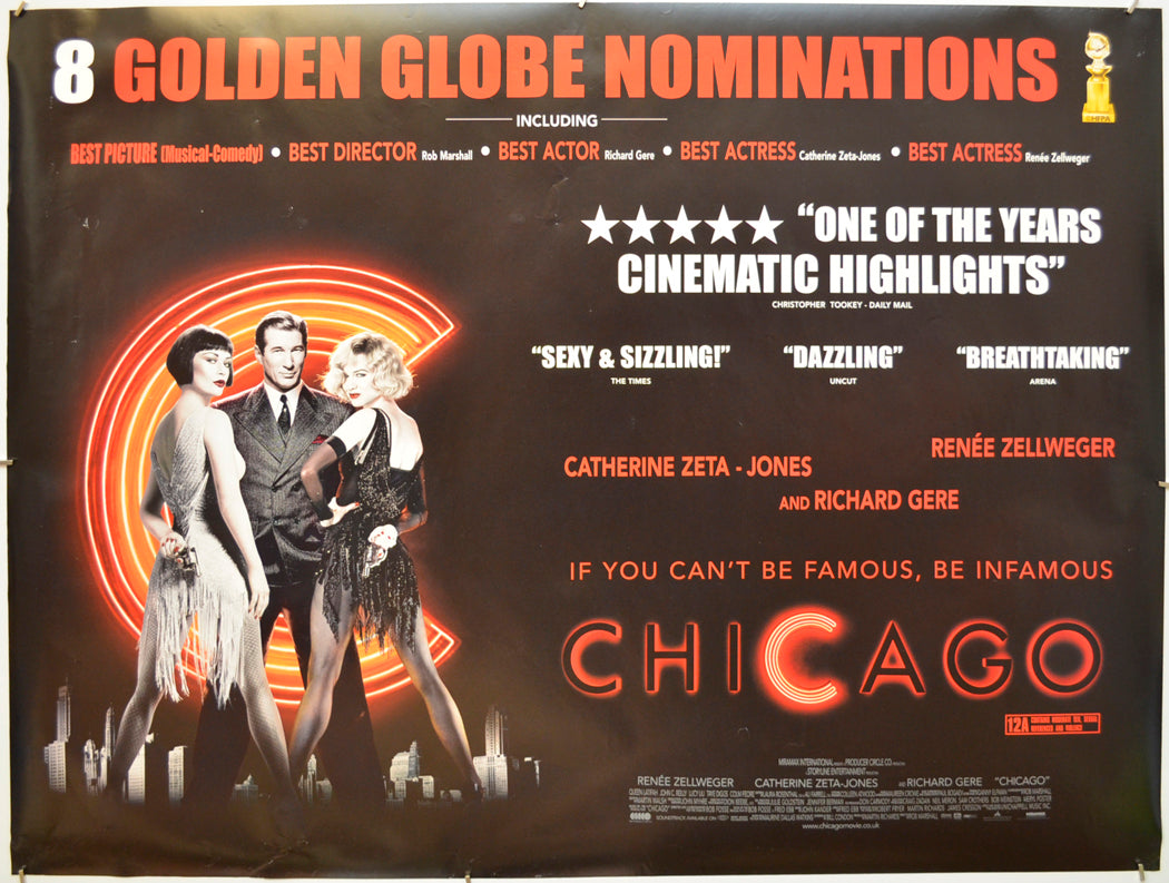 Chicago Original Quad Poster - Film Poster - Movie Poster