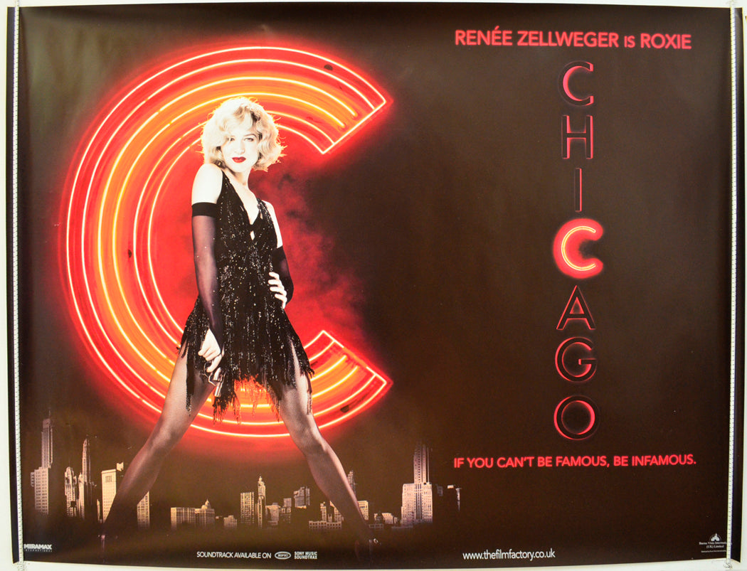 Chicago Original British Quad Poster - Film Poster - Movie Poster