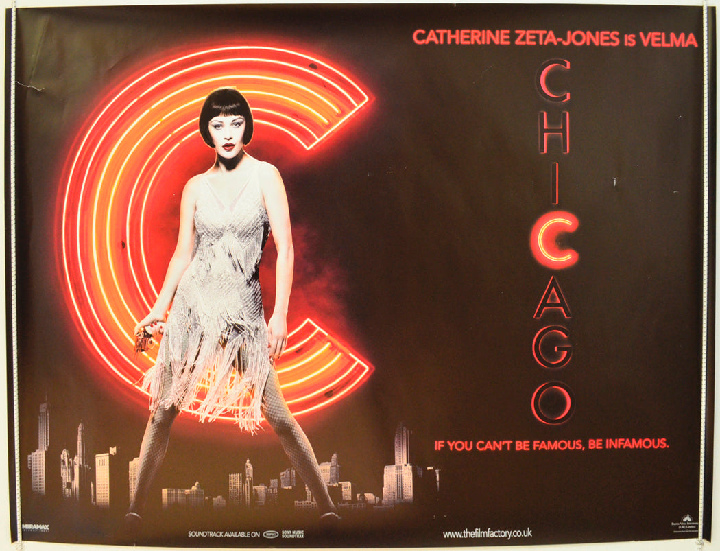 Chicago Original British Quad Poster - Film Poster - Movie Poster
