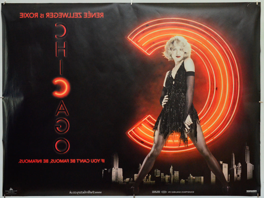 Chicago (Back) Cinema Quad Movie Poster