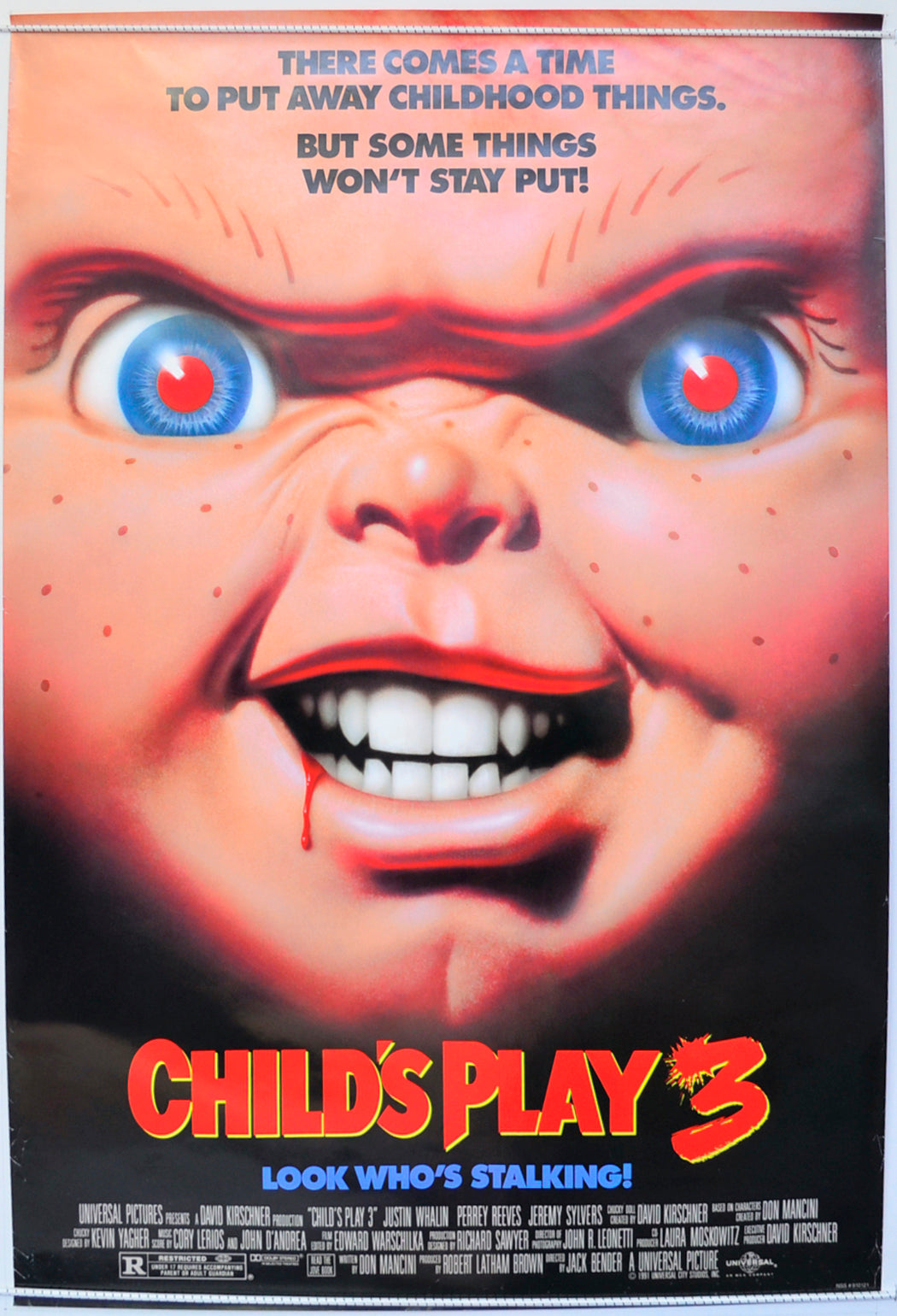 Child's Play 3 Original One Sheet Poster - Film Poster - Movie Poster