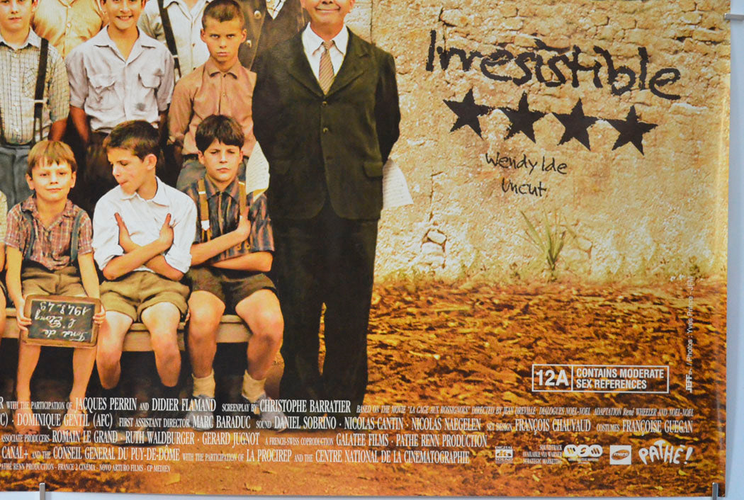 THE CHORUS (Bottom Right) Cinema Quad Movie Poster