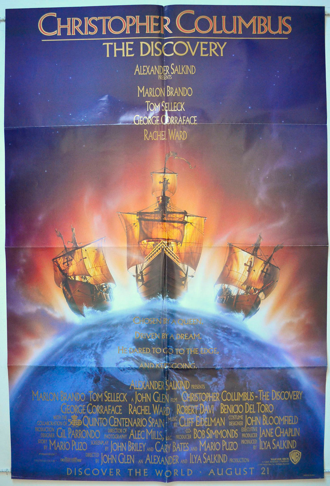 Christopher Columbus : The Discovery (Teaser / Advance Version) Original One Sheet Poster - Movie Poster