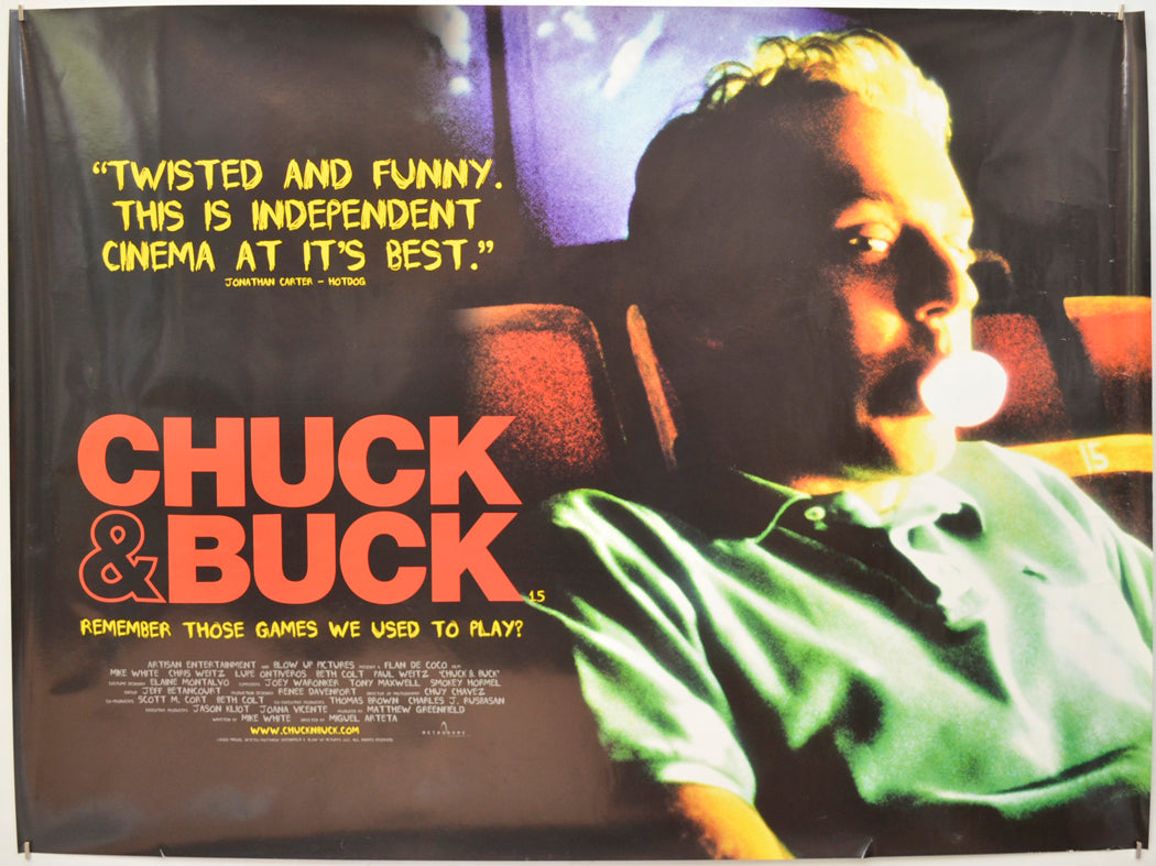 Chuck and Buck Original Quad Poster - Film Poster - Movie Poster