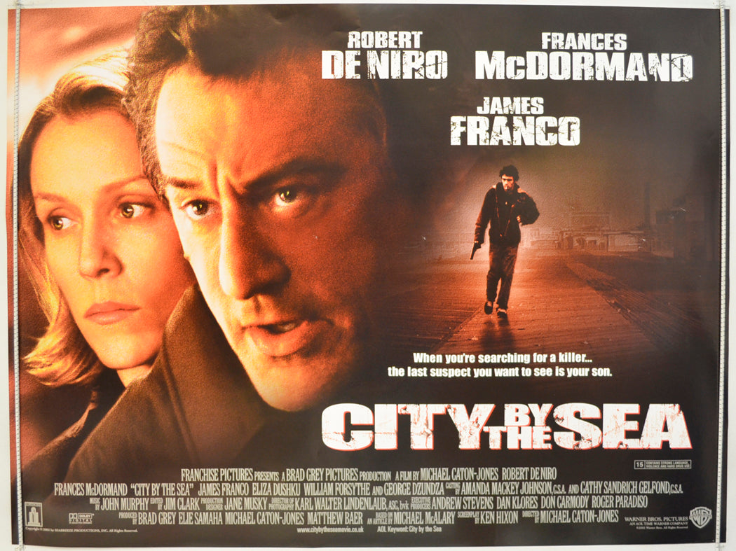 City By The Sea Original Quad Poster - Film Poster - Movie Poster