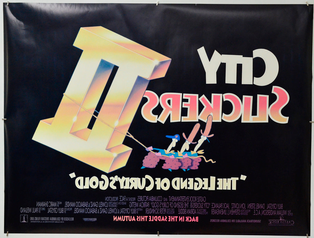 City Slickers II: The Legend Of Curly's Gold (Back) Cinema Quad Movie Poster