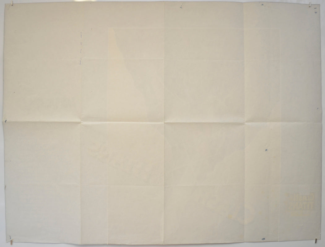 CLASH OF THE TITANS (Back) Cinema Quad Movie Poster