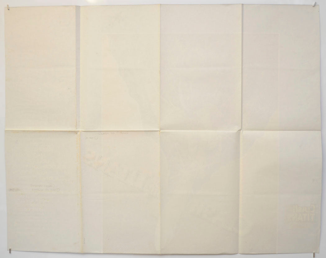 CLASH OF THE TITANS (Back) Cinema Quad Movie Poster