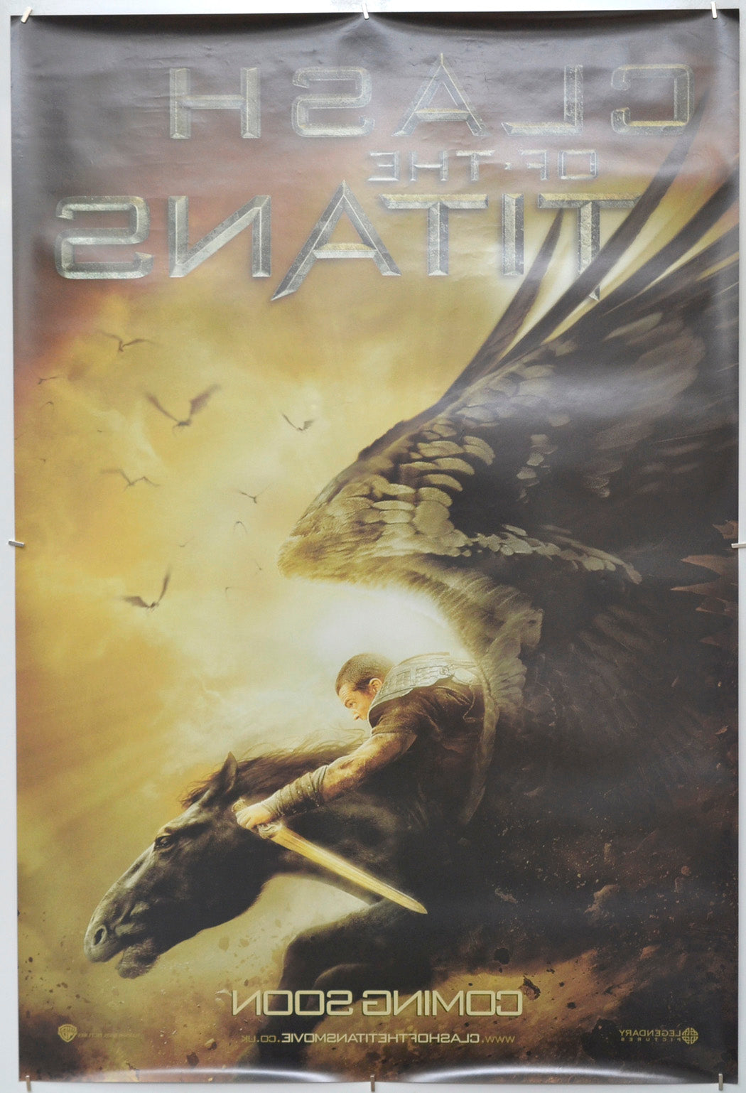 Clash Of The Titans (Back) Cinema One Sheet Movie Poster