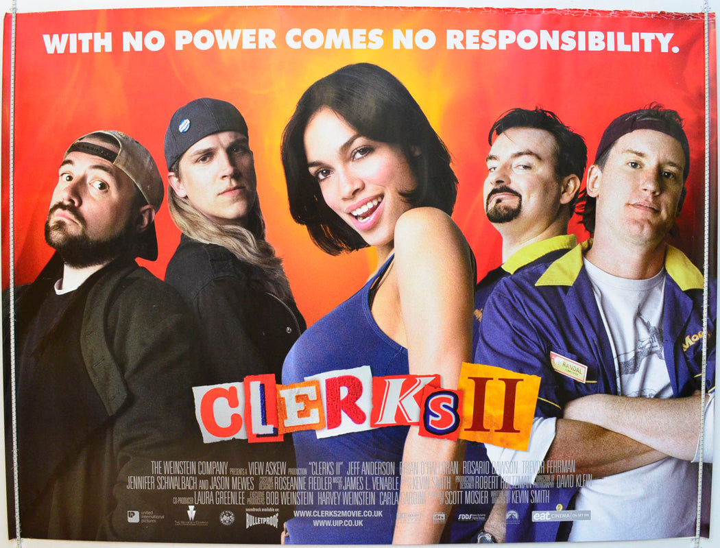 Clerks II Original British Quad Poster - Film Poster - Movie Poster