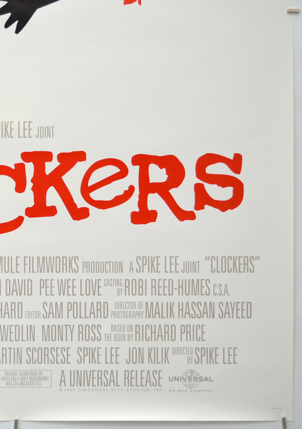 CLOCKERS (Bottom Right) Cinema One Sheet Movie Poster