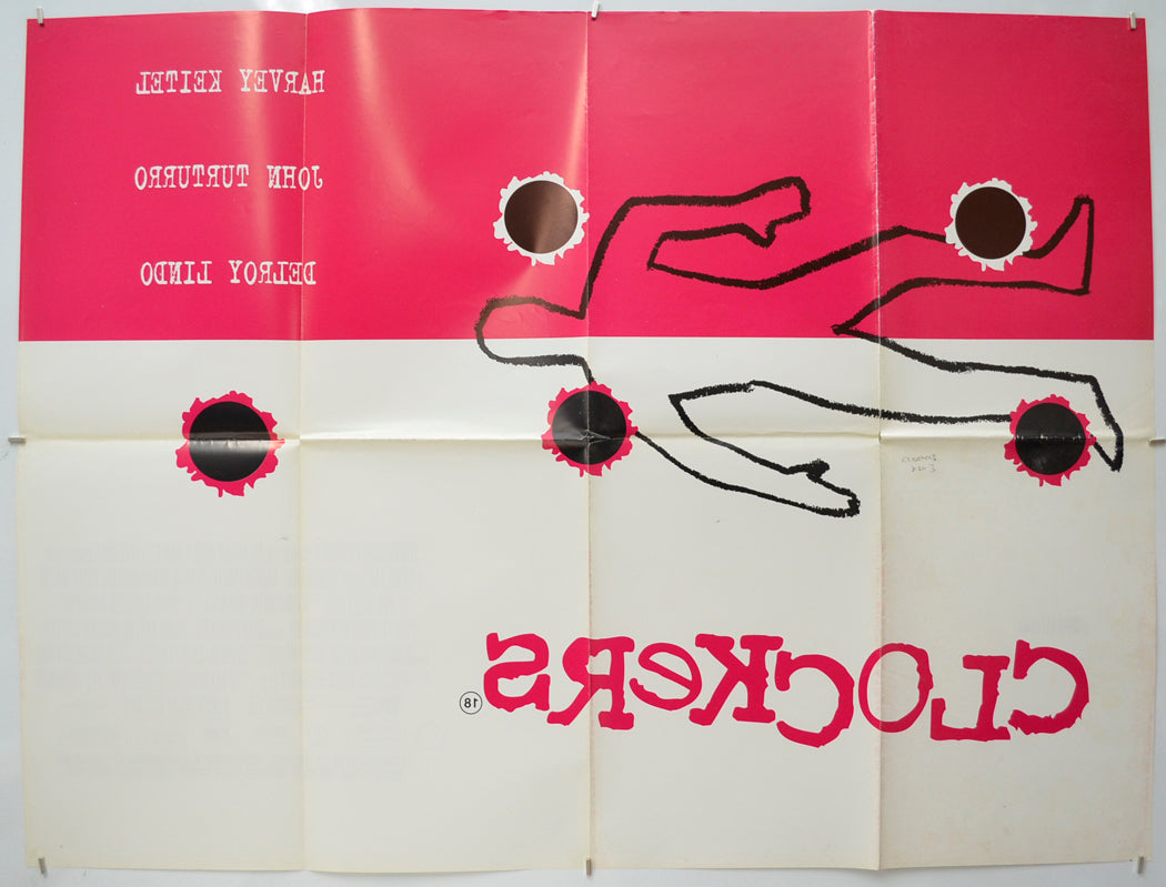 CLOCKERS (Back) Cinema Quad Movie Poster