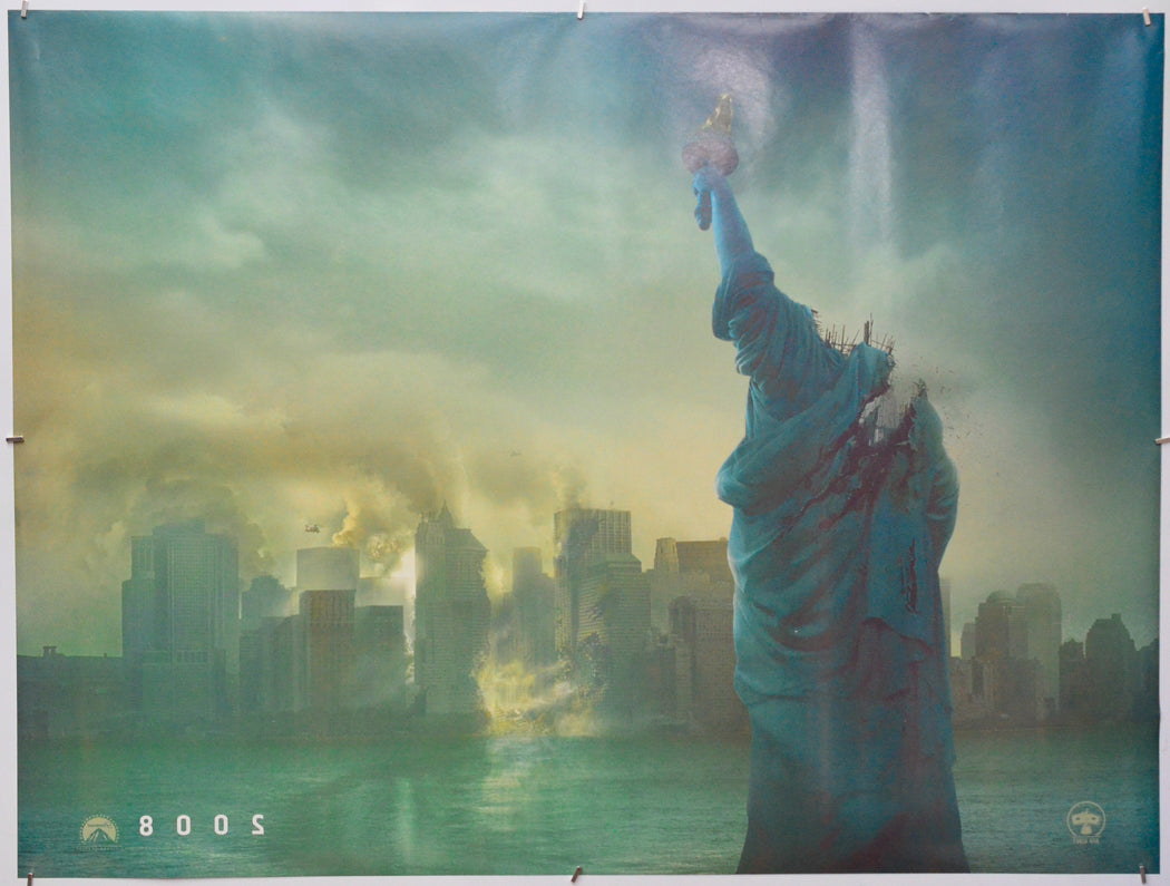 Cloverfield (Back) Cinema Quad Movie Poster