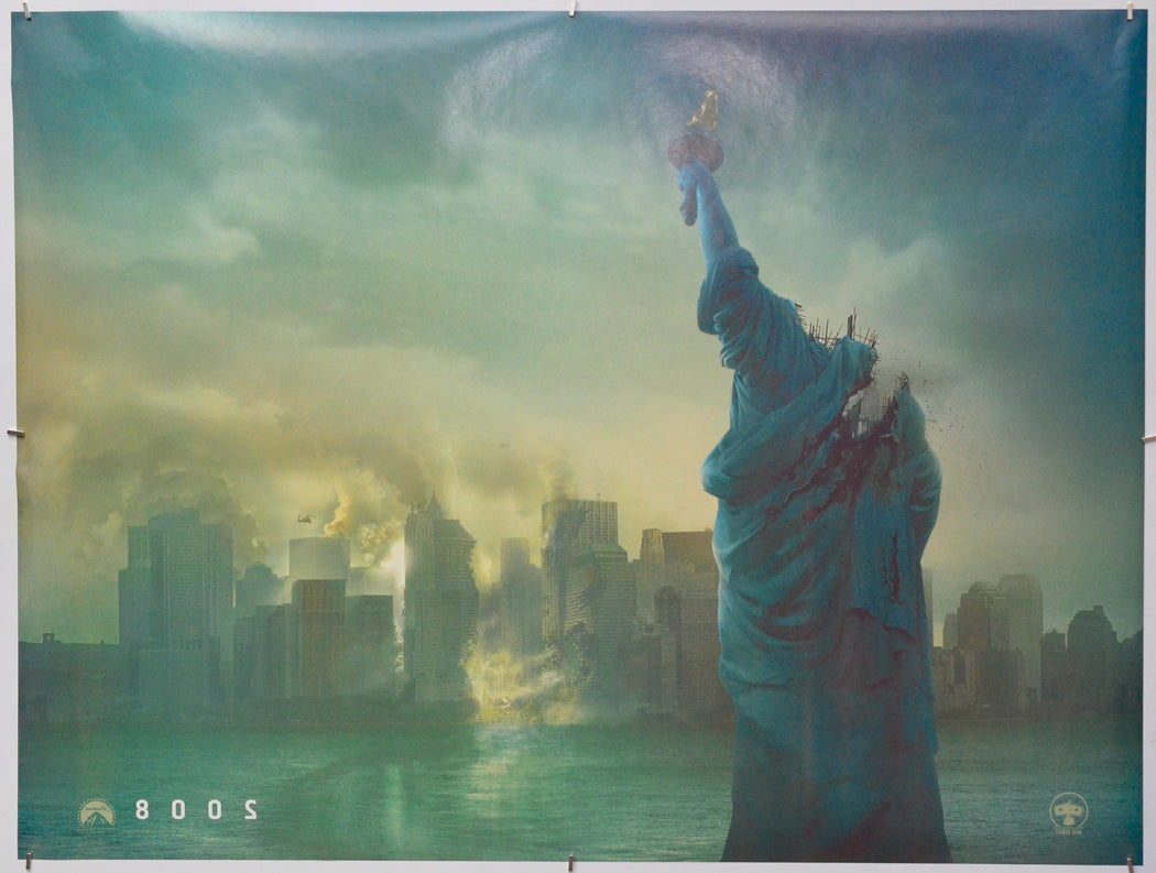 Cloverfield (Back) Cinema Quad Movie Poster