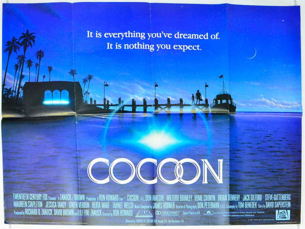 Cocoon Original British Quad Poster - Film Poster - Movie Poster