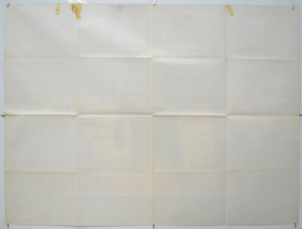 CODE OF SILENCE (Back) Cinema Quad Movie Poster