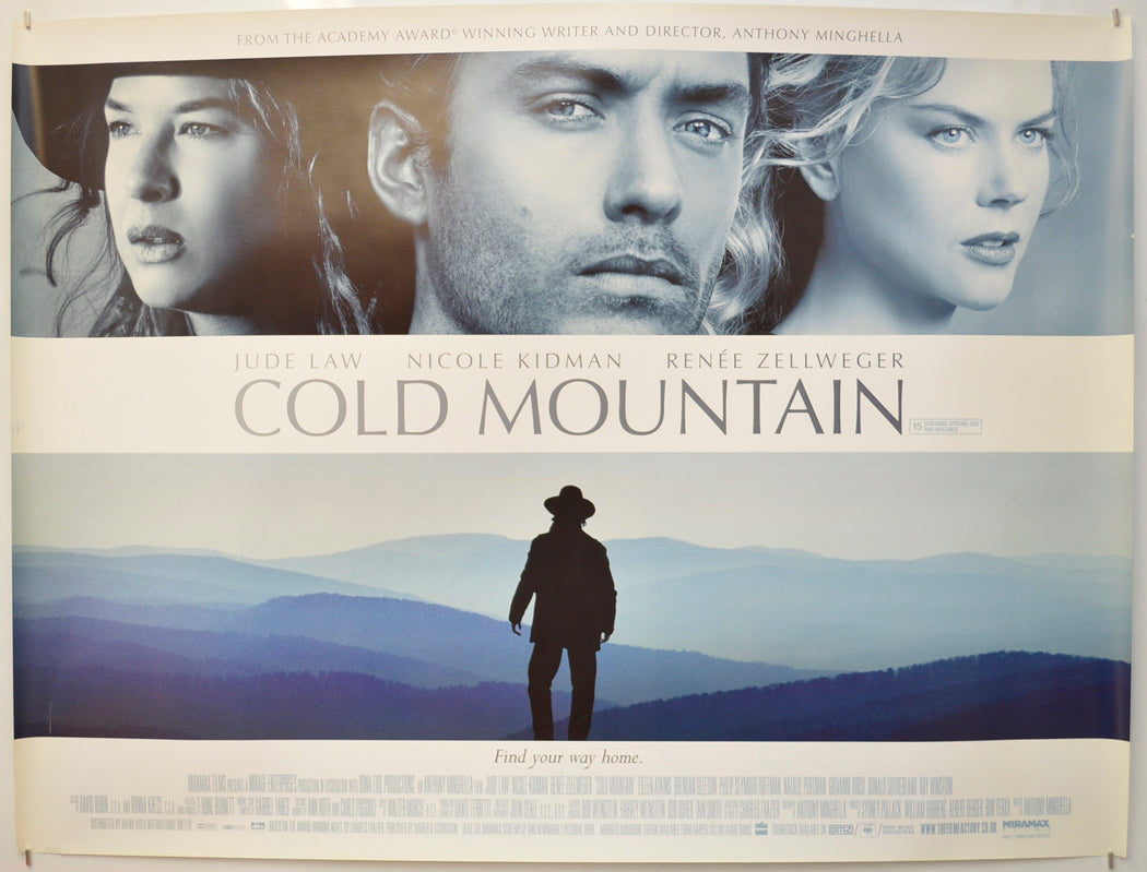 Cold Mountain Original Quad Poster - Film Poster - Movie Poster