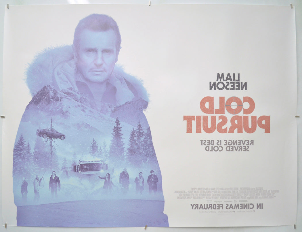 Cold Pursuit (Back) Cinema Quad Movie Poster