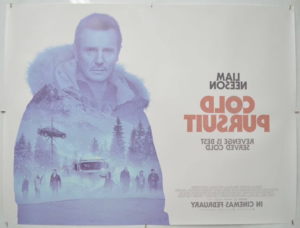 Cold Pursuit (Back) Cinema Quad Movie Poster