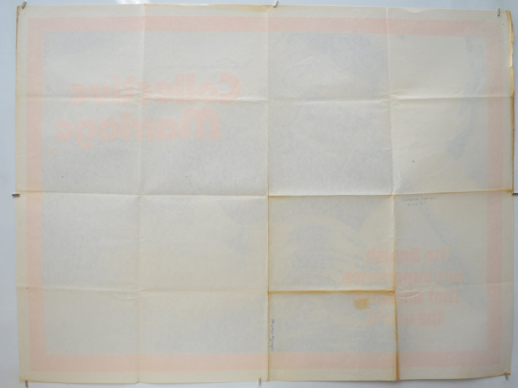 COLLECTIVE MARRIAGE (Back) Cinema Quad Movie Poster