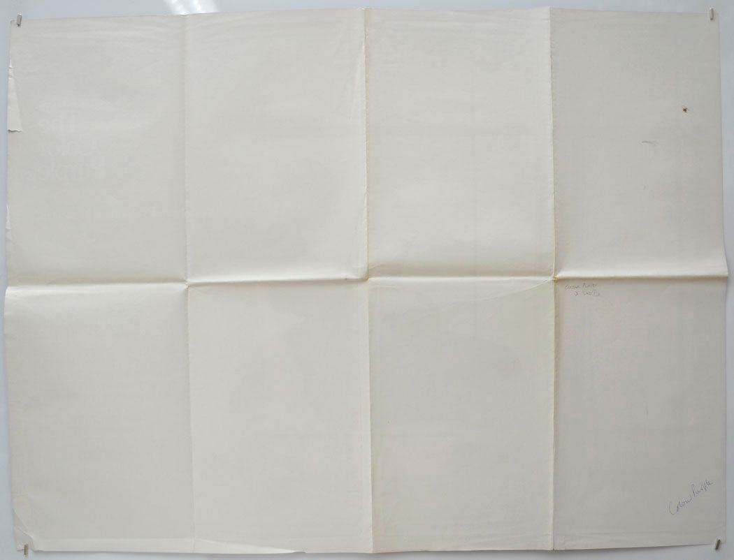 THE COLOR PURPLE (Back) Cinema Quad Movie Poster