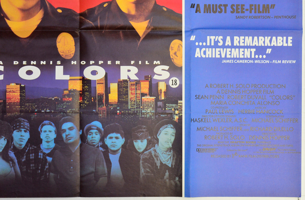 COLORS (Bottom Right) Cinema Quad Movie Poster