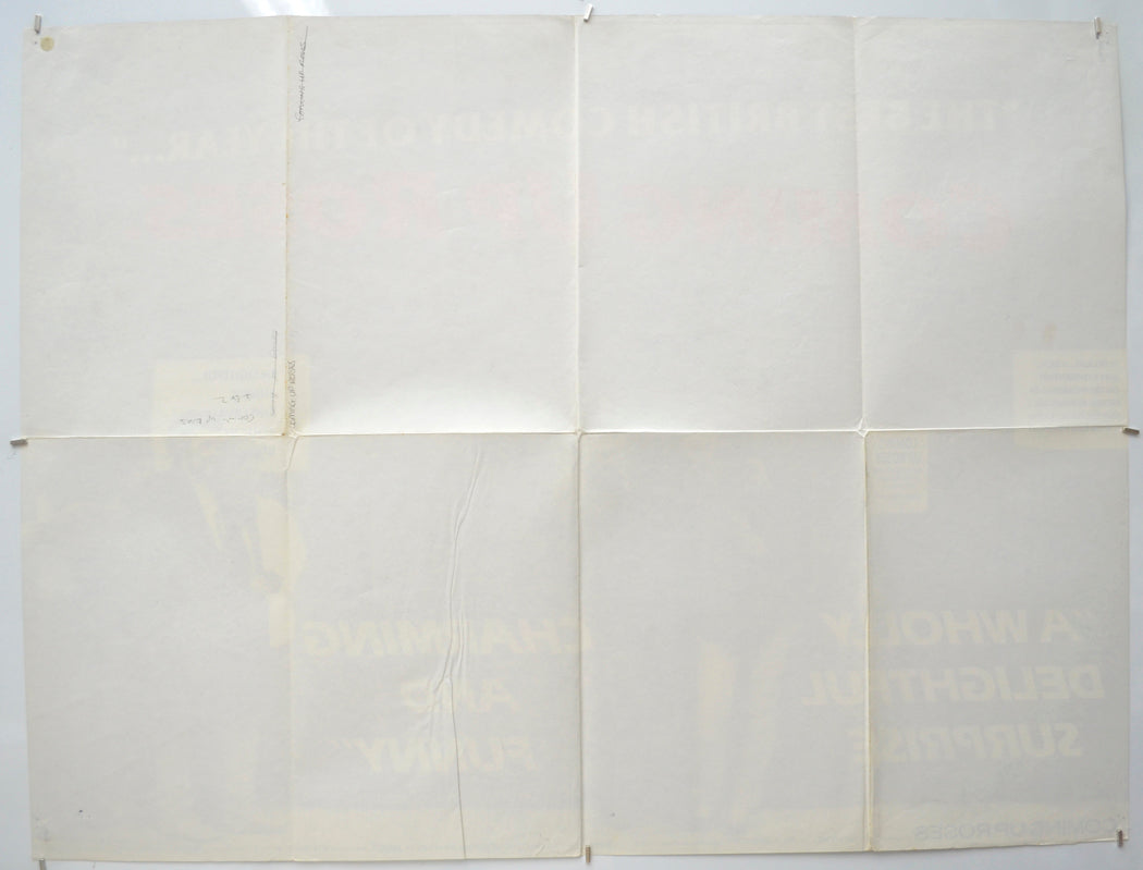 COMING UP ROSES (Back) Cinema Quad Movie Poster