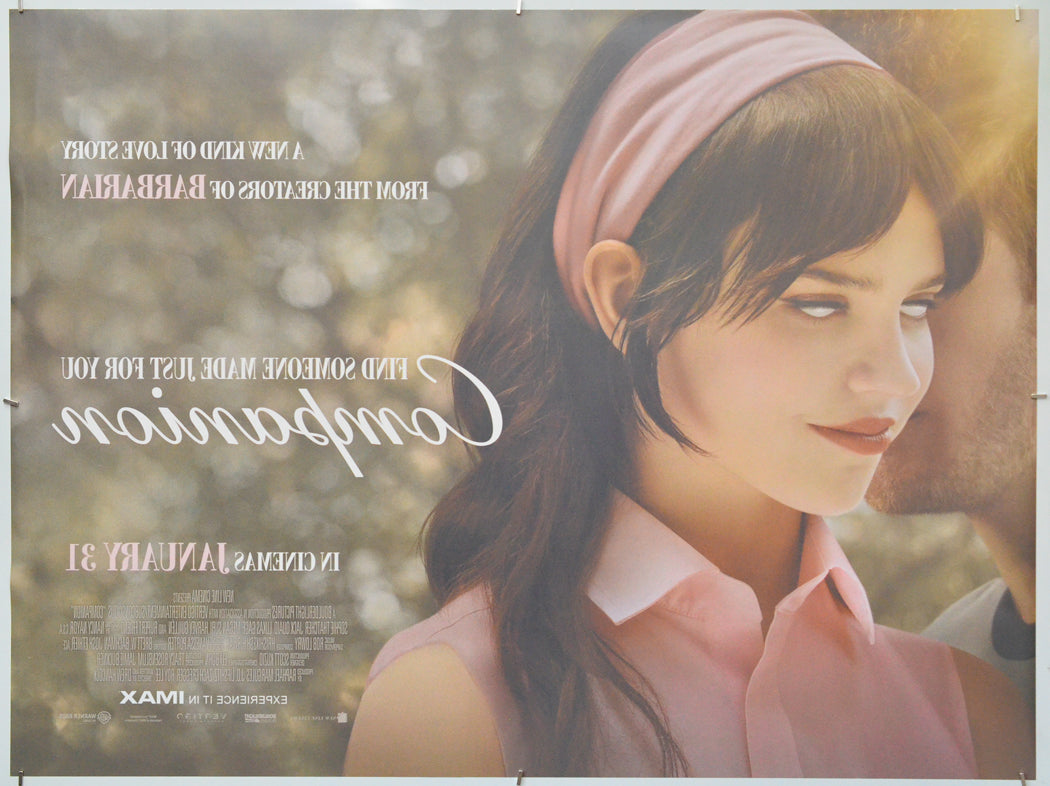 Companion (Back) Cinema Quad Movie Poster