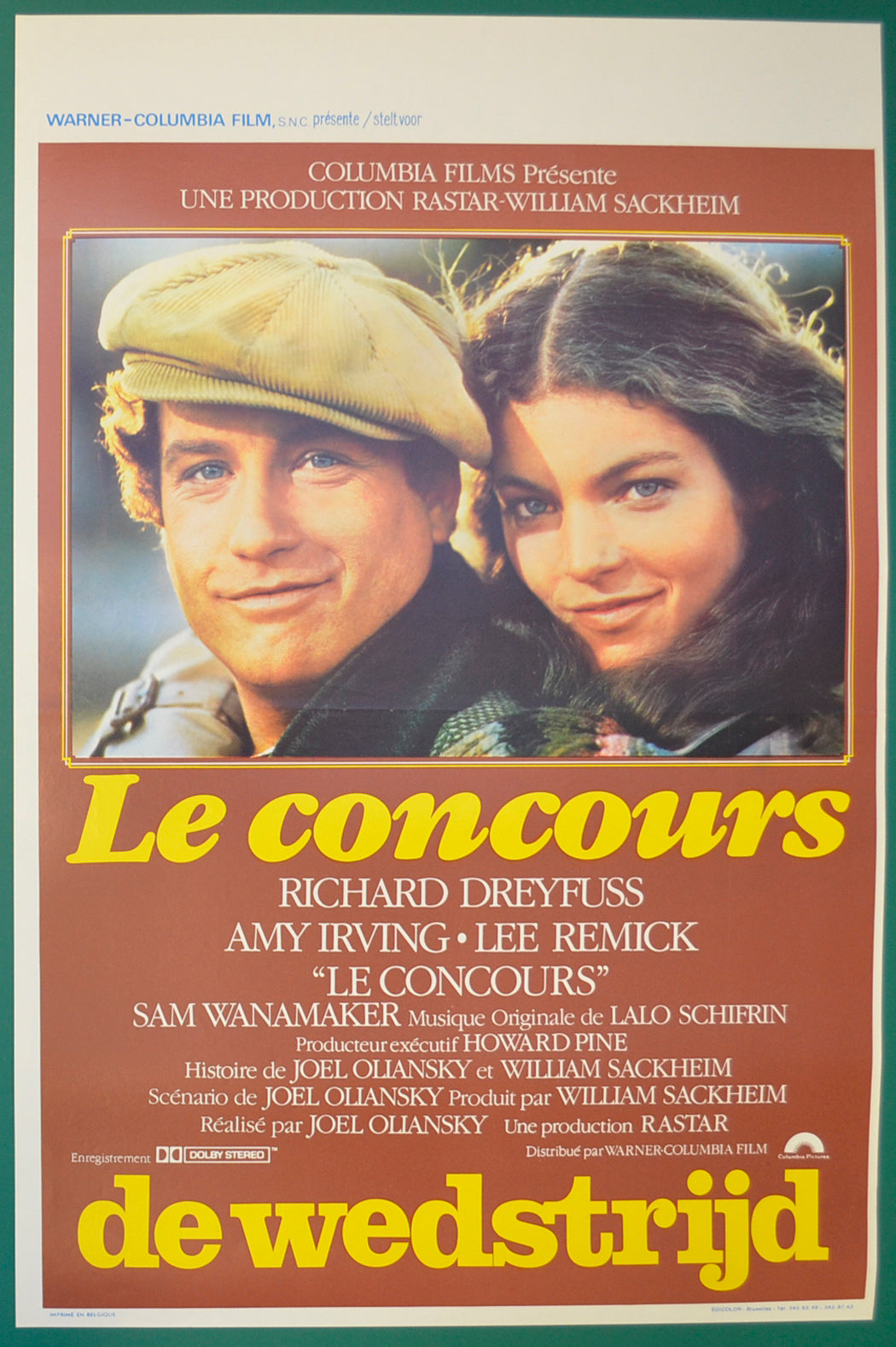 The Competition E1689 Original Belgian Poster - Film Poster - Movie Poster